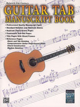 MANUSCRIPT BOOK GUITAR TAB M